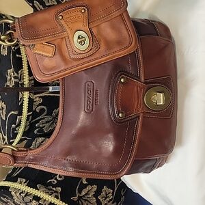 COACH LEGACY ALI Leather Shoulder Purse